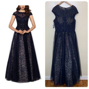 Xscape Embroidered Lace Ballgown 3158X  $289